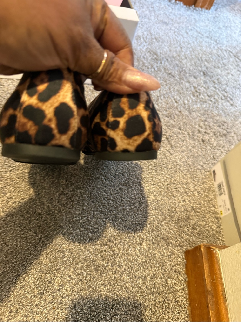 NEW Katy Perry Collections Leopard Print Mary Jane Flats - Brown - Picture 4 of 5